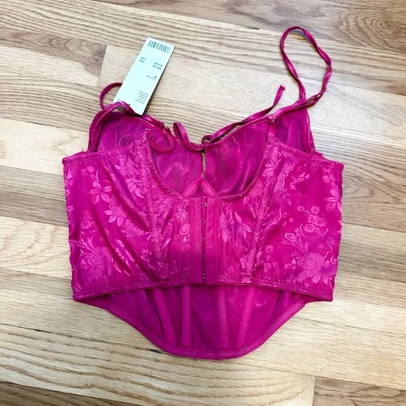 Urban Outfitters Out From Under Devon Satin Corset - Picture 7 of 9